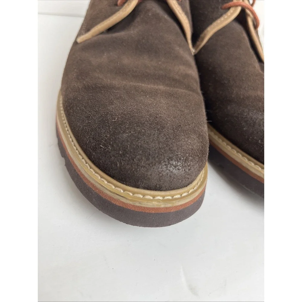 Pikolinos Shoes Mens Size 42/9  Brown Suede Derby Oxford Lace Up Lug Sole Casual